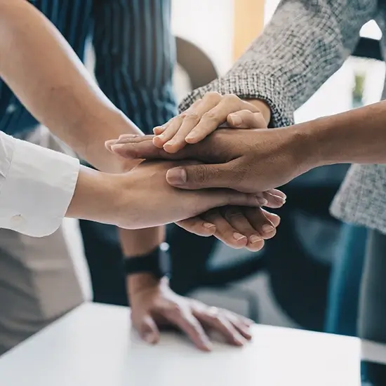 Nicole Pirog, an attorney at Bishota Law, is shown with her family in this profile photograph.